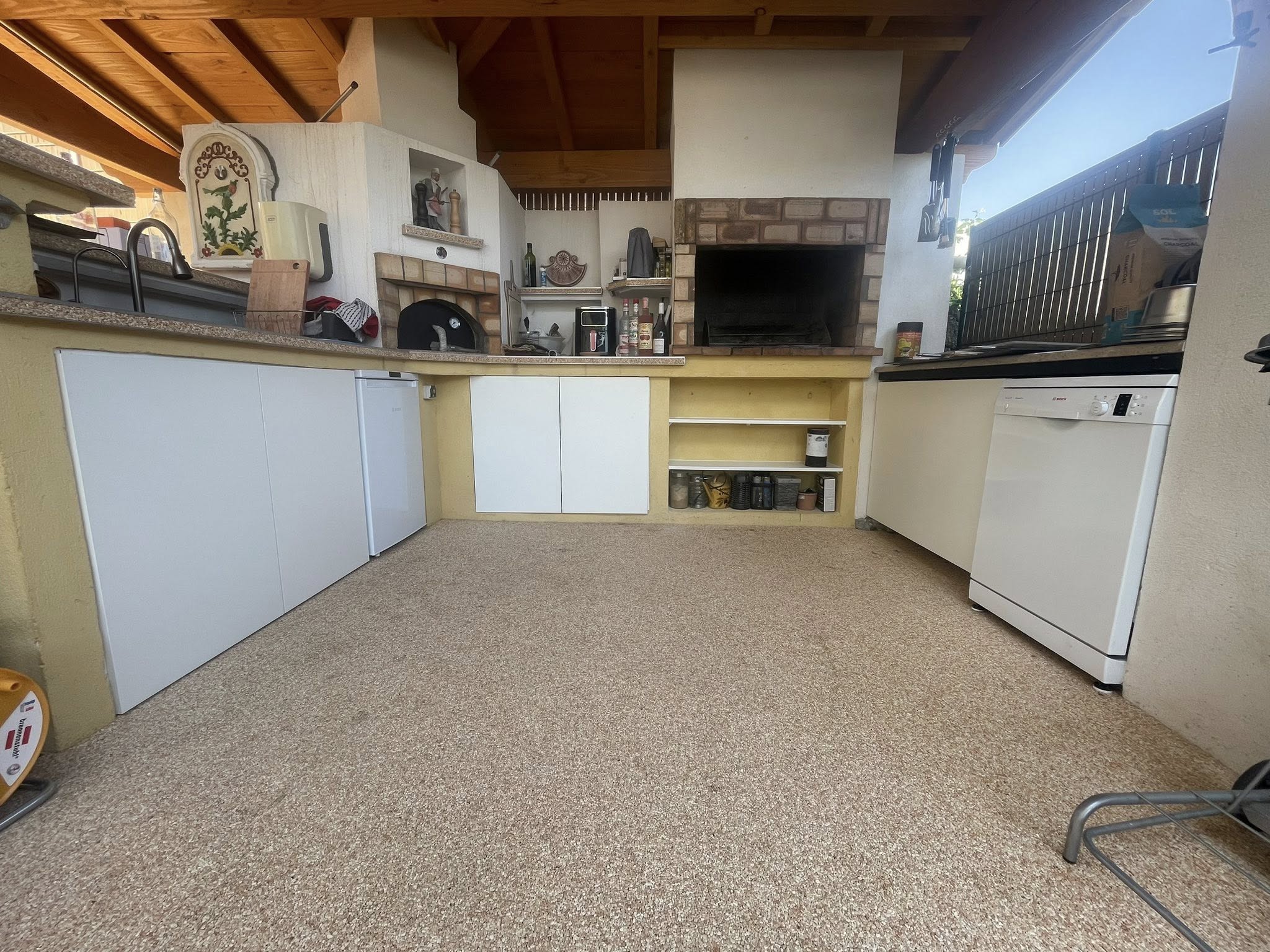 amenagement meuble cuisine exterieur fini