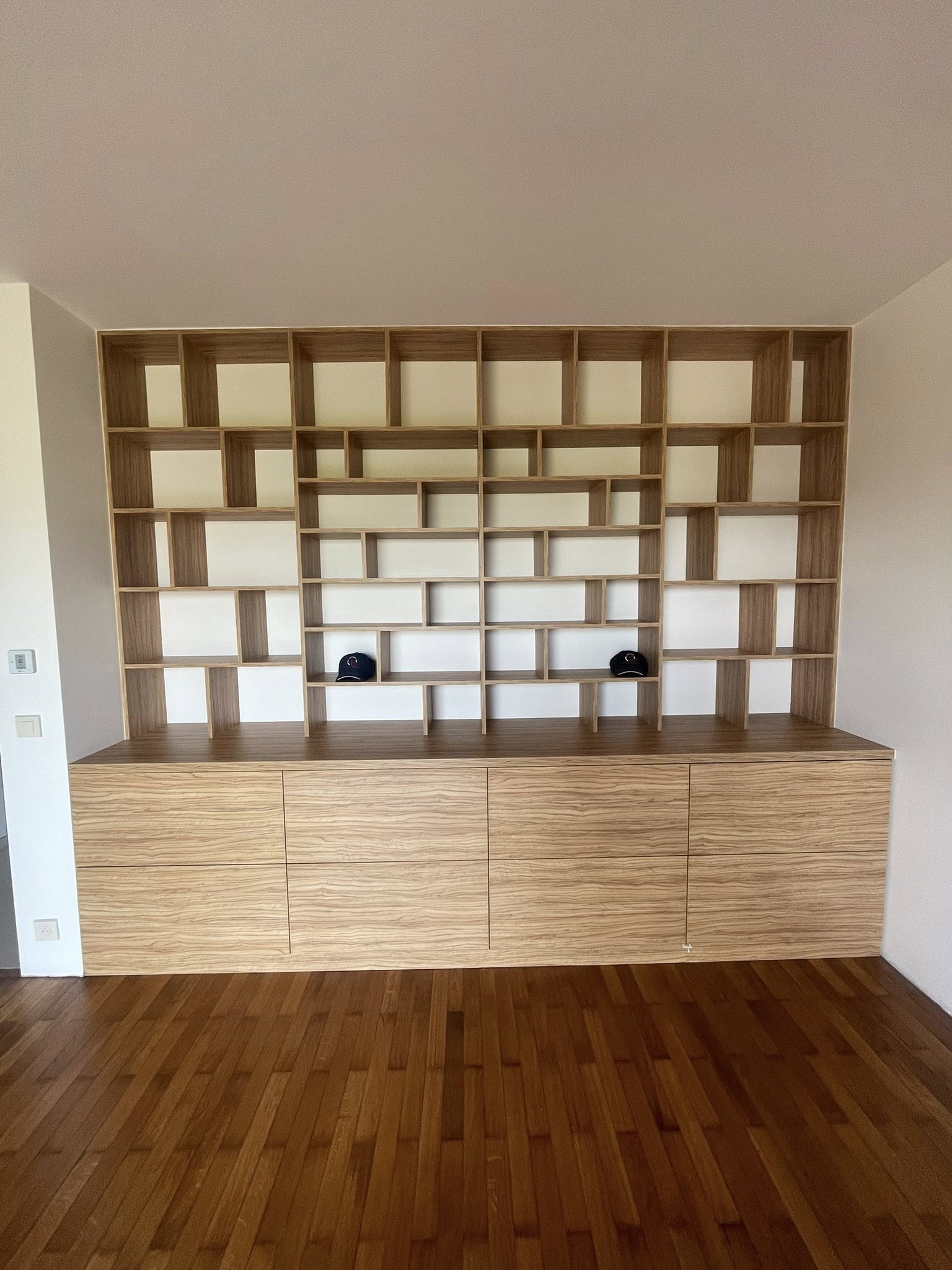 creation meuble bibliotheque